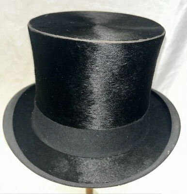 ANTIQUE LINCOLN BENNETT SILK TOP HAT “The Piccadilly” Stunning Royal Ascot NICE! - Image 1 of 4