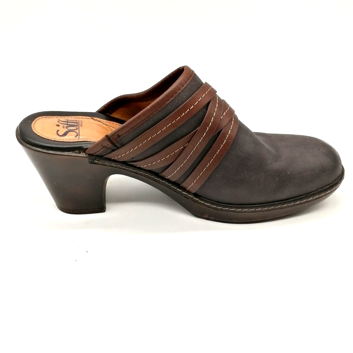 靴 _Fot wood heel mules octagon 靴 _Fot wood heel mules octagon Sofft Womens Mule Heels Navy