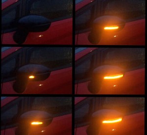 2x Dynamic LED Side Door Wing Mirror Indicators Light for Ford Fiesta Mk7 UK