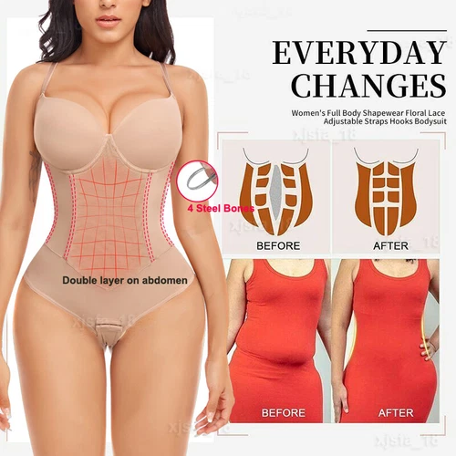 Tummy Control Fajas Colombianas Reductoras Levanta Cola Post Surgery Body Shaper - Picture 10 of 28