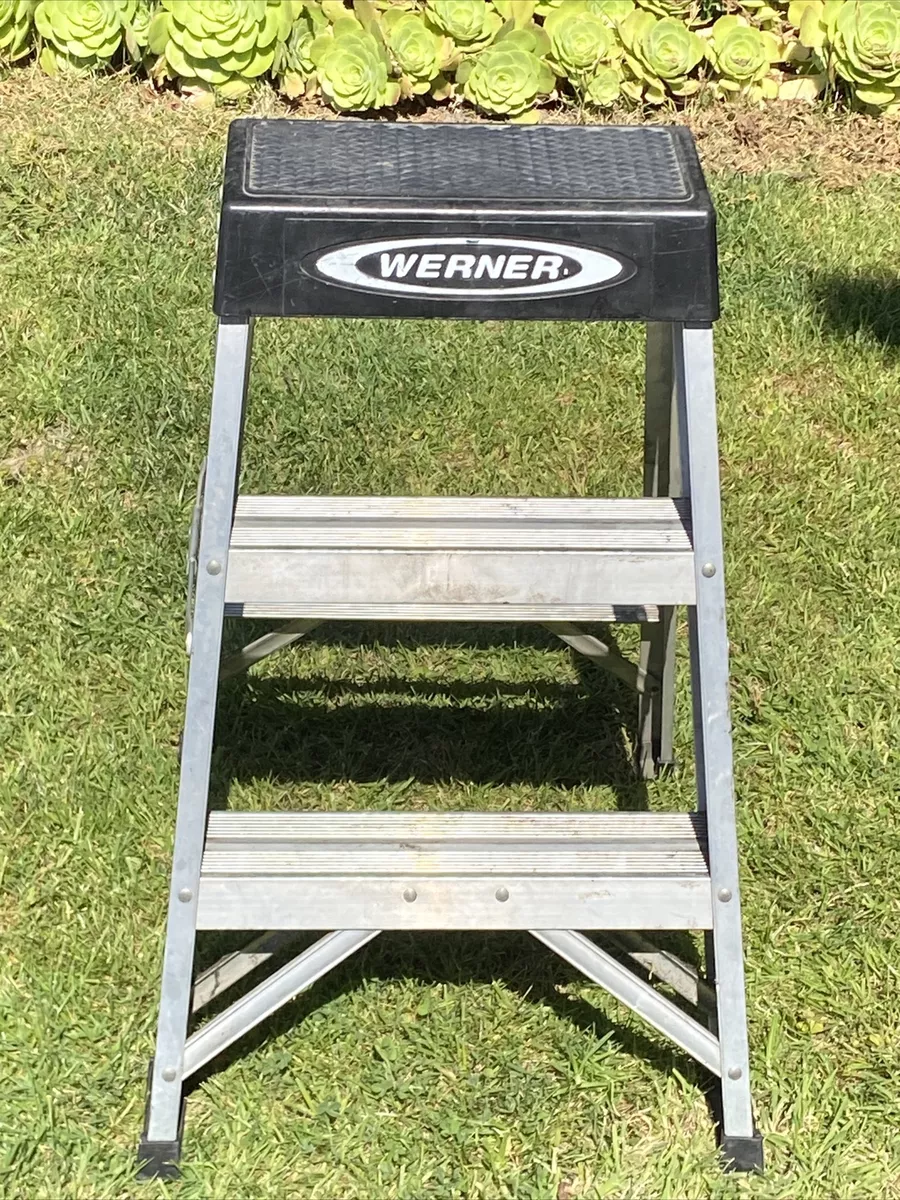 Werner 2 Ladder 300lbs Max Reach 8 Model 150B Made In USA