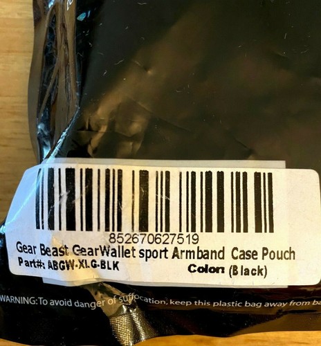 Gear Beast Gear Wallet Sport Armband Case Pouch -New - Picture 3 of 3