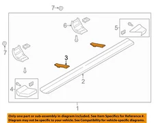 FORD OEM 15-23 Expedition Cab Running Board-Mat FL3Z16491DA