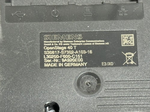 Siemens Unify OpenStage 40T 40 T Systemtelefon TDM Telefon T-Octopus F600 - Bild 5 von 7