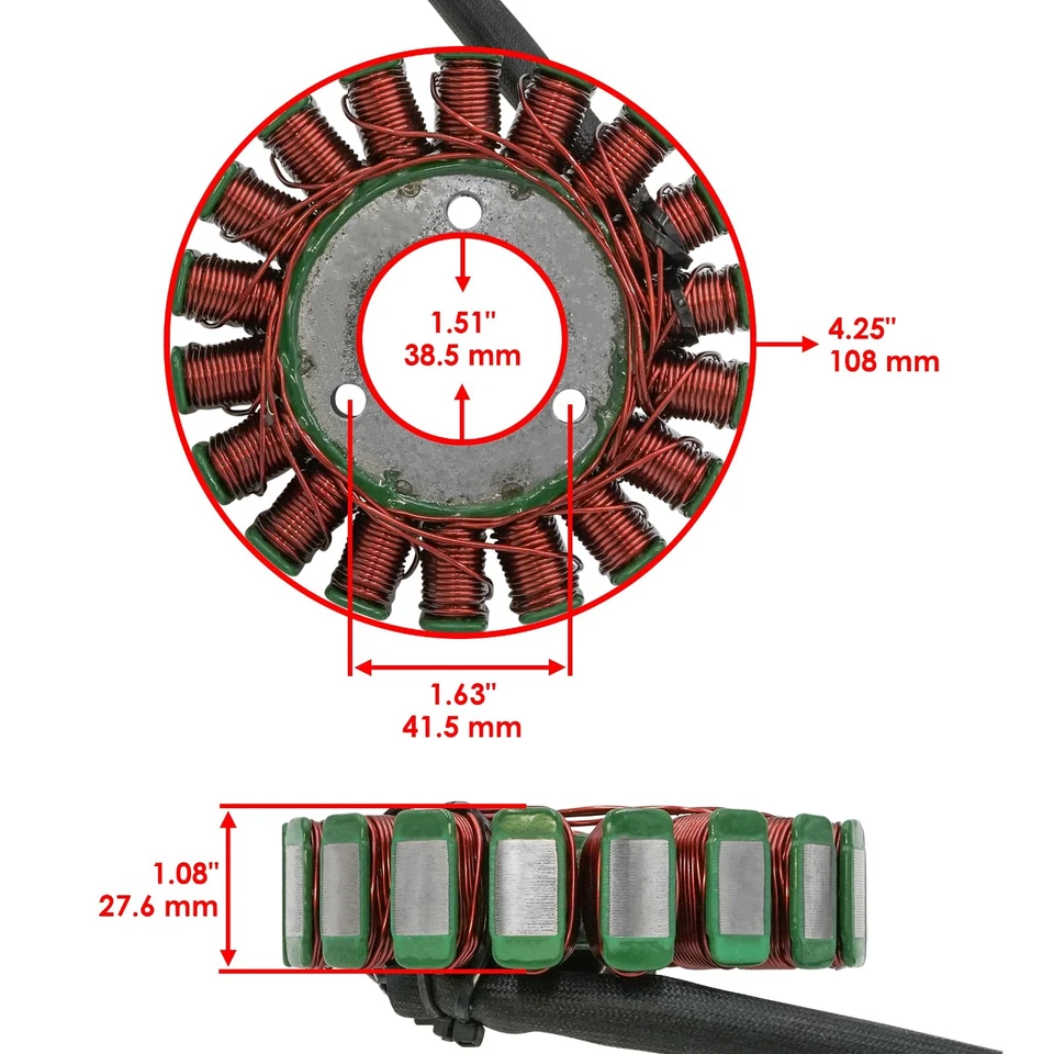 Stator And Gasket for Suzuki SV650 SV650S SV650A SV650Sf 2003 2004 2005-2009 - Image 2 of 4