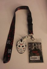 Friday The 13th Neck Lanyard Horror Movie Jason Hockey Mask Charm Halloween New