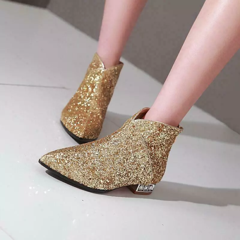 Sequin shoe deals boots
