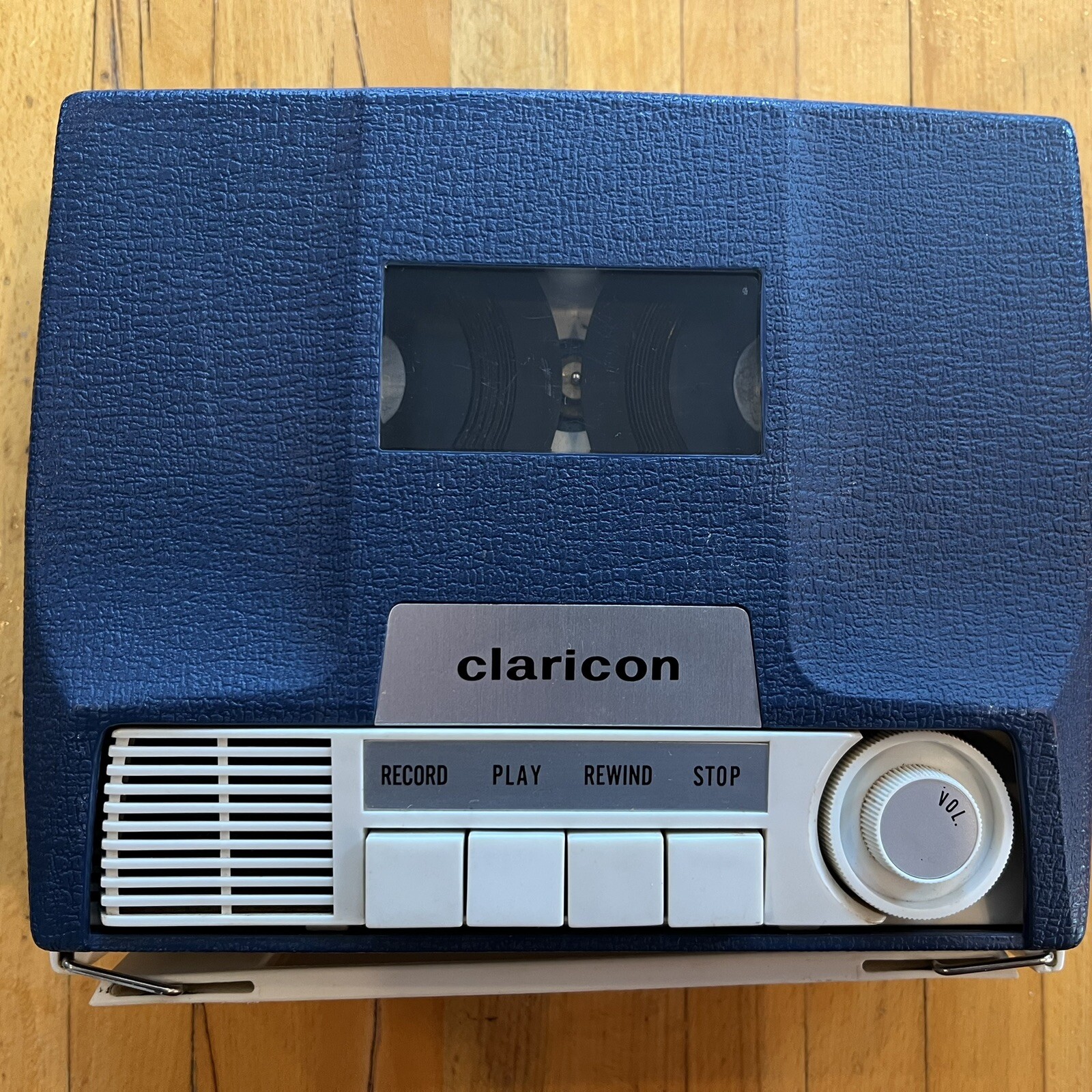 Vintage Claricon Reel to Reel Portable Tape Recorder Solid State