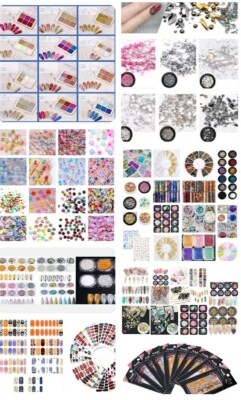 GRATIS! XL Nagel Edelsteine 1-60 Stck. Nagel Stamping Maniküre Nagel Schmuck Charms Nailart XL