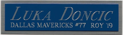 LUKA DONCIC MAVERICKS NAMEPLATE FOR AUTOGRAPHED Signed Basketball-JERSEY-PHOTO
