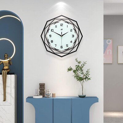 1.101 / 5.000 Reloj de pared grande para decoración de sala de estar, reloj de