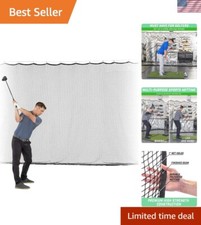 Durable 15ft x 10ft Sports Practice Net for Golf, Soccer, Baseball, and Hockey