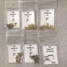 Vintage General Motors GM Lock Tumbler Wafers For Gm Doors, Trunks and Ignitions