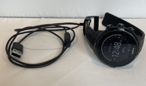 Suunto Black Spartan Sport Wrist GPS Watch Mens Water Resistant Wristwatch OW161