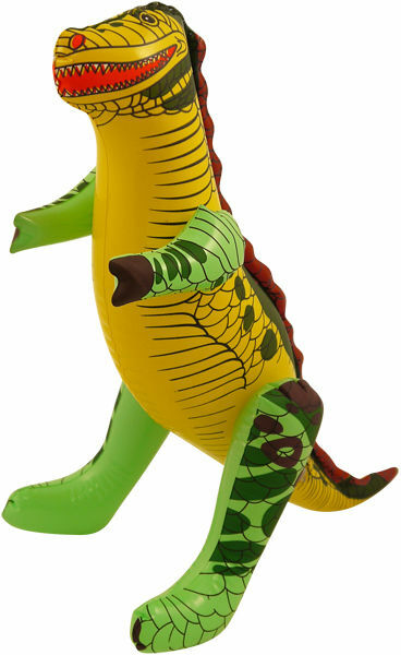 Blow Up Inflatable Dinosaur (43cm) - Party Decoration Theme Prop Accessory
