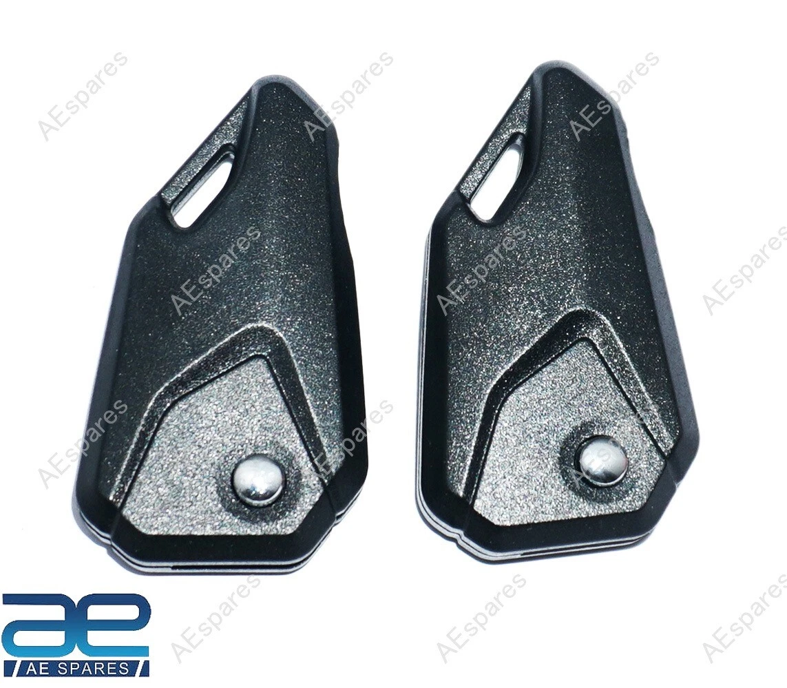 For Royal Enfield Black Color Flip Up Style Left Cut Blank Key 2 Units view 5