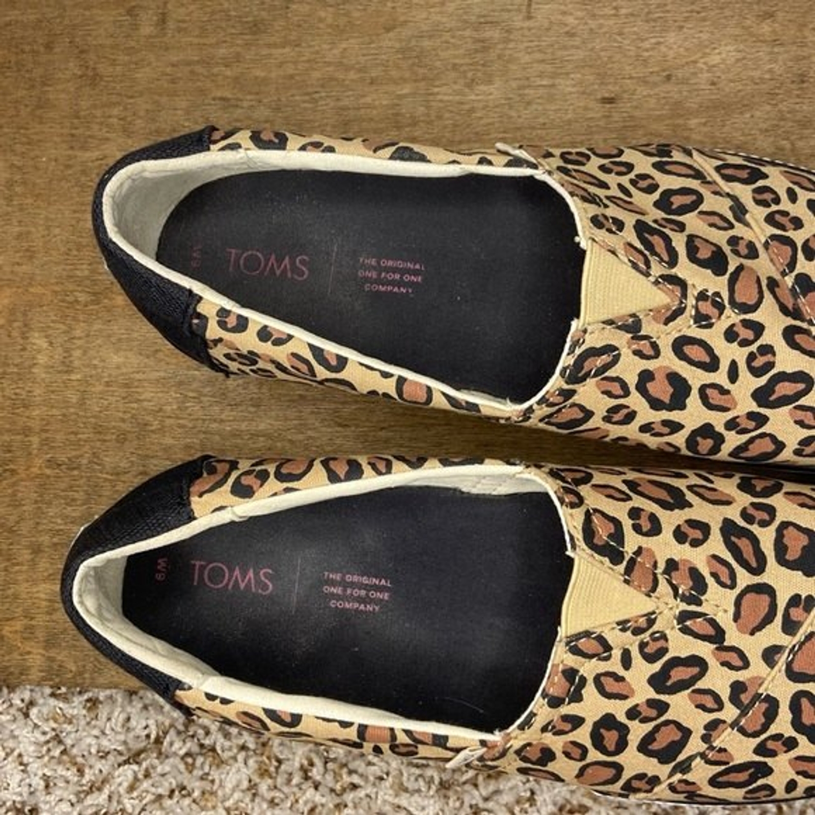 TOMS Alpargata Boardwalk Leopard Print Canvas Platfor… Gem