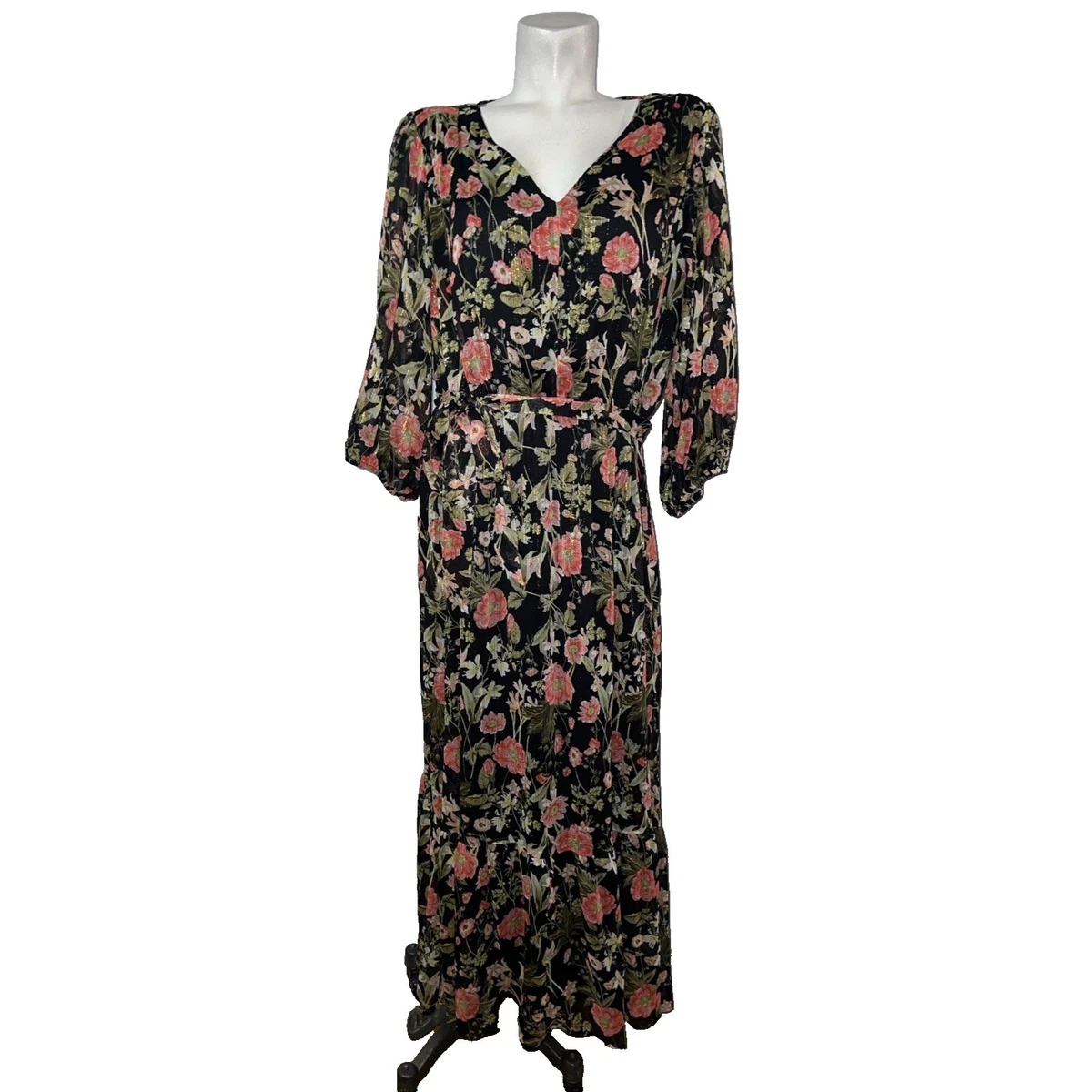 Long Sleeve Dresses Gold Maxi Dresses for sale | eBay
