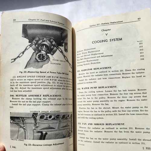 VTG Ford Tractor Model 8N Operator's Manual December 19, 1949 3729-49-H - Picture 5 of 12