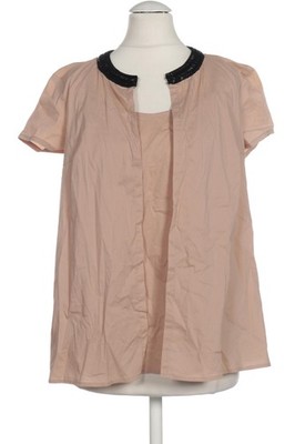 TWINSET Bluse Damen Oberteil Hemd Hemdbluse Gr. XS Baumwolle Beige #n3s9vgj