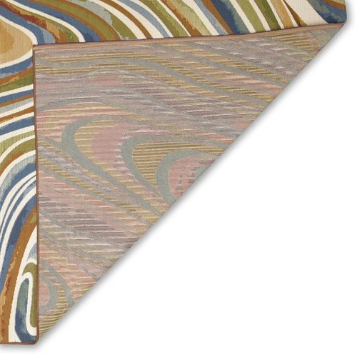 Marina Indoor/Outdoor Power Loomed Synthetic Blend Low Profile Area Rug - Tra... - Picture 5 of 9