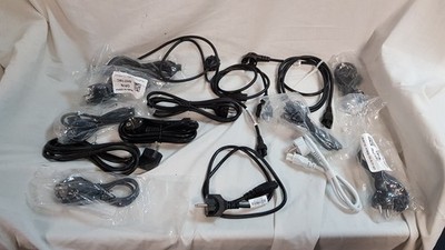 Restposten 15x Kleeblatt C5 Stromkabel Kleeblatt Blei Drucker 2-polig EU Stecker