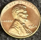 1964 Proof Lincoln Memorial Cent