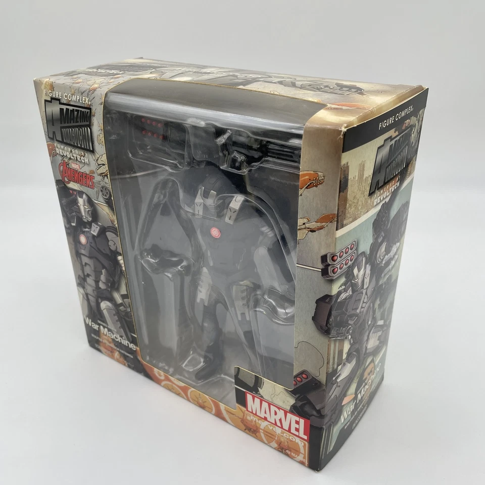 Figure Amazing Yamaguchi No.016 War Machine Iron Man Japan Revoltech Kaiyodo - Image 3 of 4