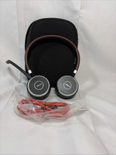 Jabra Evolve 65 Bluetooth Wireless Headset HSC018W USB Dongle Cord Carry Case