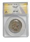 1961 Franklin Half Dollar Proof Coin    ANACS PF 65 #7600991   Shipping is $5.00