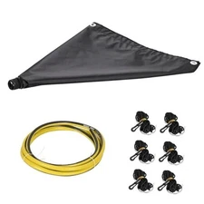 Ceiling Roof Leak Diverter Tarp, Heavy Duty Tarp Waterproof for Roof 5x5 ft