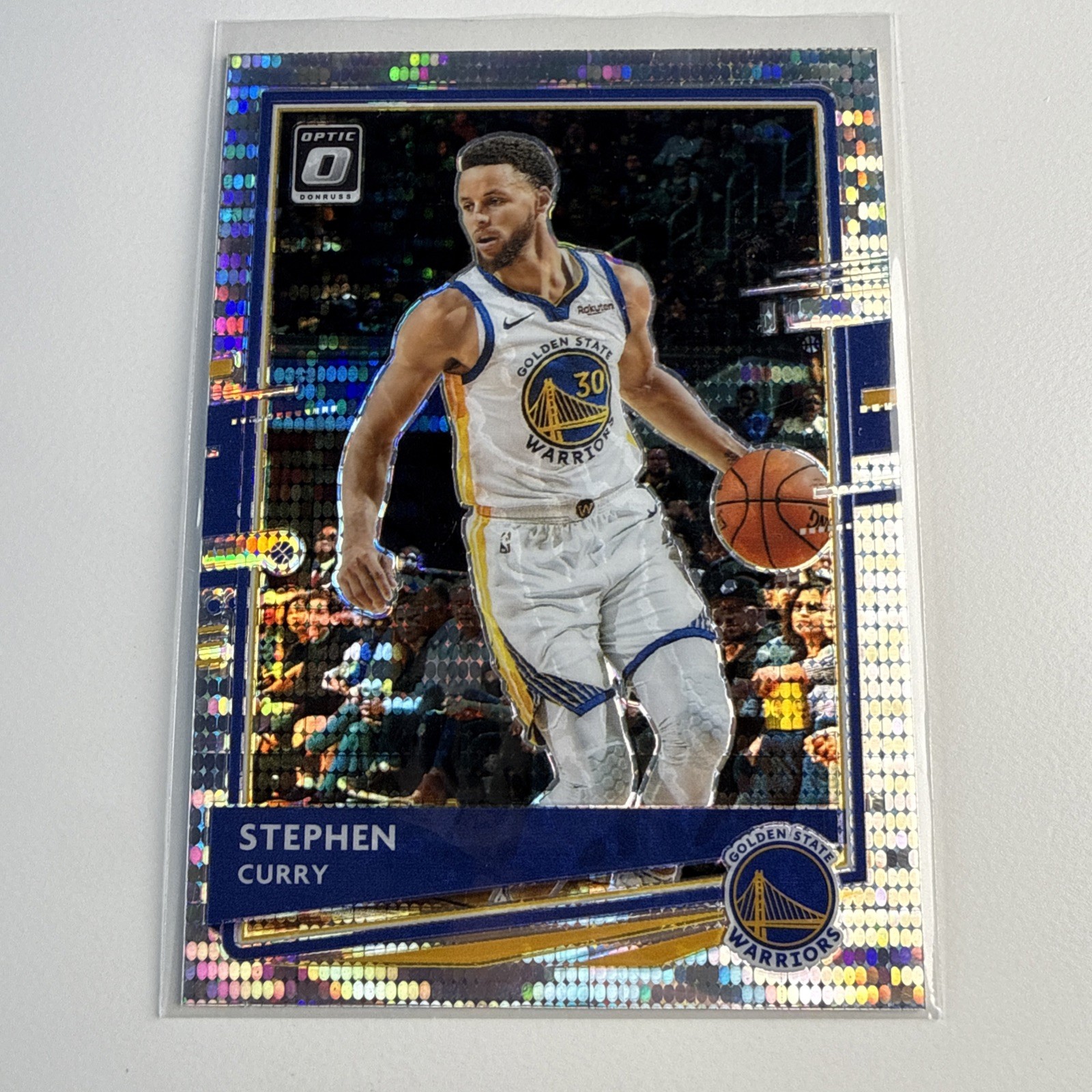 2020-21 Panini Donruss Optic Stephen Curry Silver Pulsar #17 Warriors
