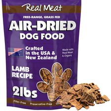 Real Meat Air Dried Dog Food w/ Lamb - 2lb Bag 2 Pound (Pack of 1), 23.58 per pound