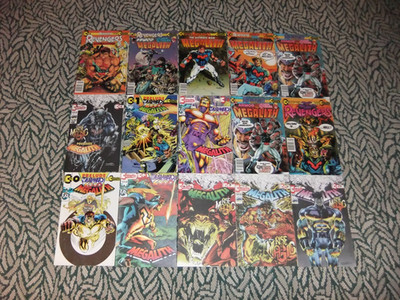 VTG LOT OF 15 MEGALITH REVENGERS CONTINUITY COMIC BOOKS ADAMS 80-90'S VF-NM COND