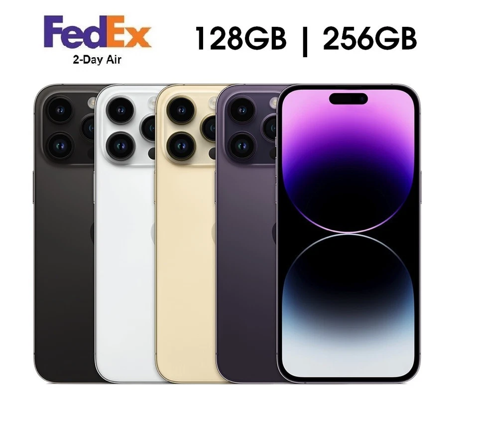 Apple iPhone 14 Pro Max 128GB 256GB Fully Unlocked - Excellent Condition