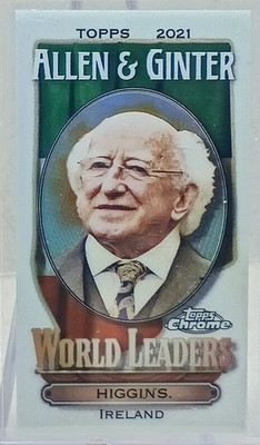 Michael D. Higgins 2021 Topps Allen & Ginter Chrome - Mini World Leaders #MWL-25