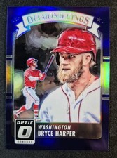 2016 OPTIC PURPLE HOLO DIAMOND KINGS #30 BRYCE HARPER NATIONALS BASEBALL CARD