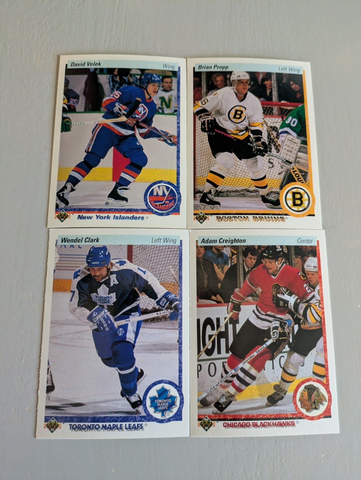 1990-91 Upper Deck Series 1 Hockey Cards #1-200 Choose Your Cards