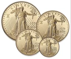 2026 4 Coin Proof Gold Eagle Set w/ COA  In Hand 1776-2026 US Mint #6