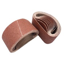 24 PCS 2-1/2 x 14 inch Abrasive Sanding Belts, 6 Each of 40 80 2.5X14