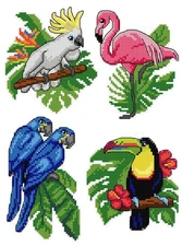 Crafting Spark Counted Cross-Stitch Kit "Exotic Birds" 165CS