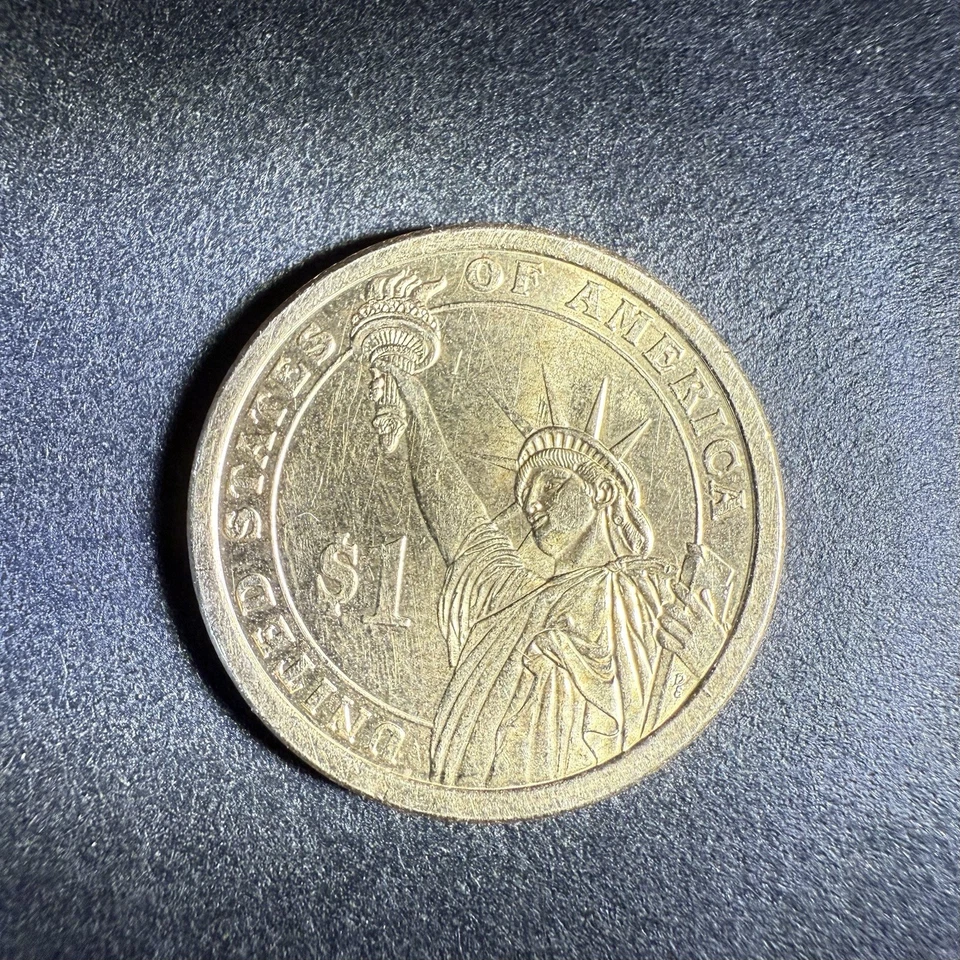 James Madison Presidential Dollar Coin 2007 P Circulated - Image 2 of 2