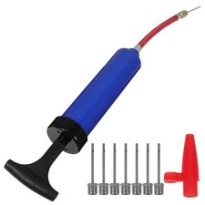 9Pcs Air Pump Inflator for Sports Balls with Needles 1 Air Tube and 1 Tip