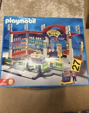 Playmobil 3200 Supermarket Grocery store Complet + rare + extra + box City life