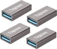 Adaptador Extensor USB 2.0 Hembra a Hembra - Conector de Extensión para Cables