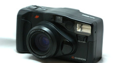  NEAR MINT  Chinon Auto 5501 Point  Shoot 35mm Film Camera Tested Japan J0029