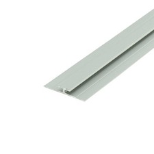 H Channel 1/16" Thick Clear Anodized (Satin) Finish Aluminum Divider Moulding