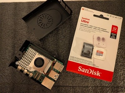Raspberry Pi 5, 8GB RAM, Inkl. Gehäuse, Lüfter & 32GB MicroSD-Karte