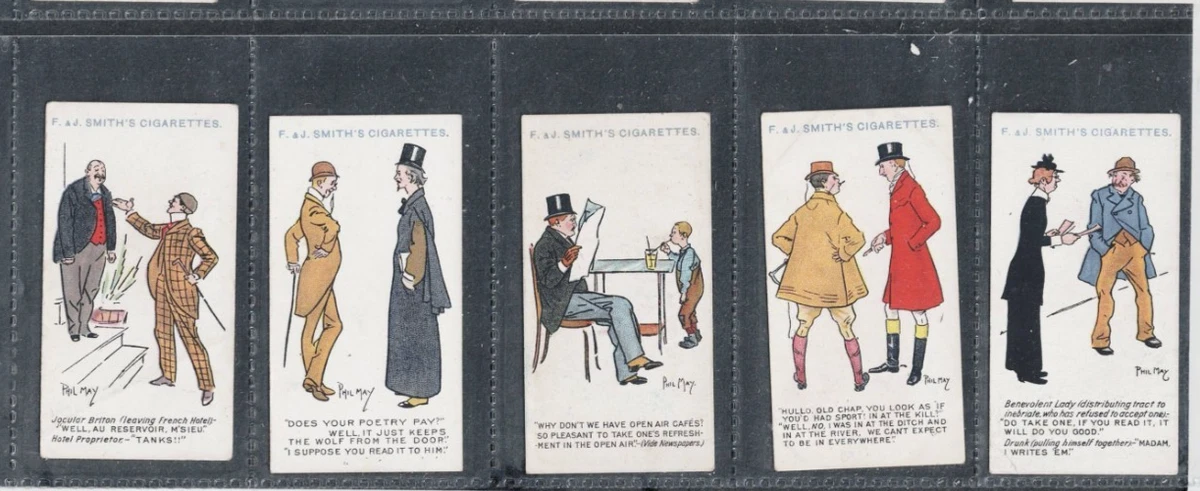 Incomplete Sets Original Collectable Smith Cigarette Cards for sale