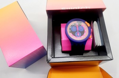 SWATCH Big Bold CHRONO 2024 - SB06N101-5300 - Neon Party To The Max PAY - Neu